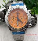 Replica Breitling Avenger Watch Stainless Steel Orange Chronograph
